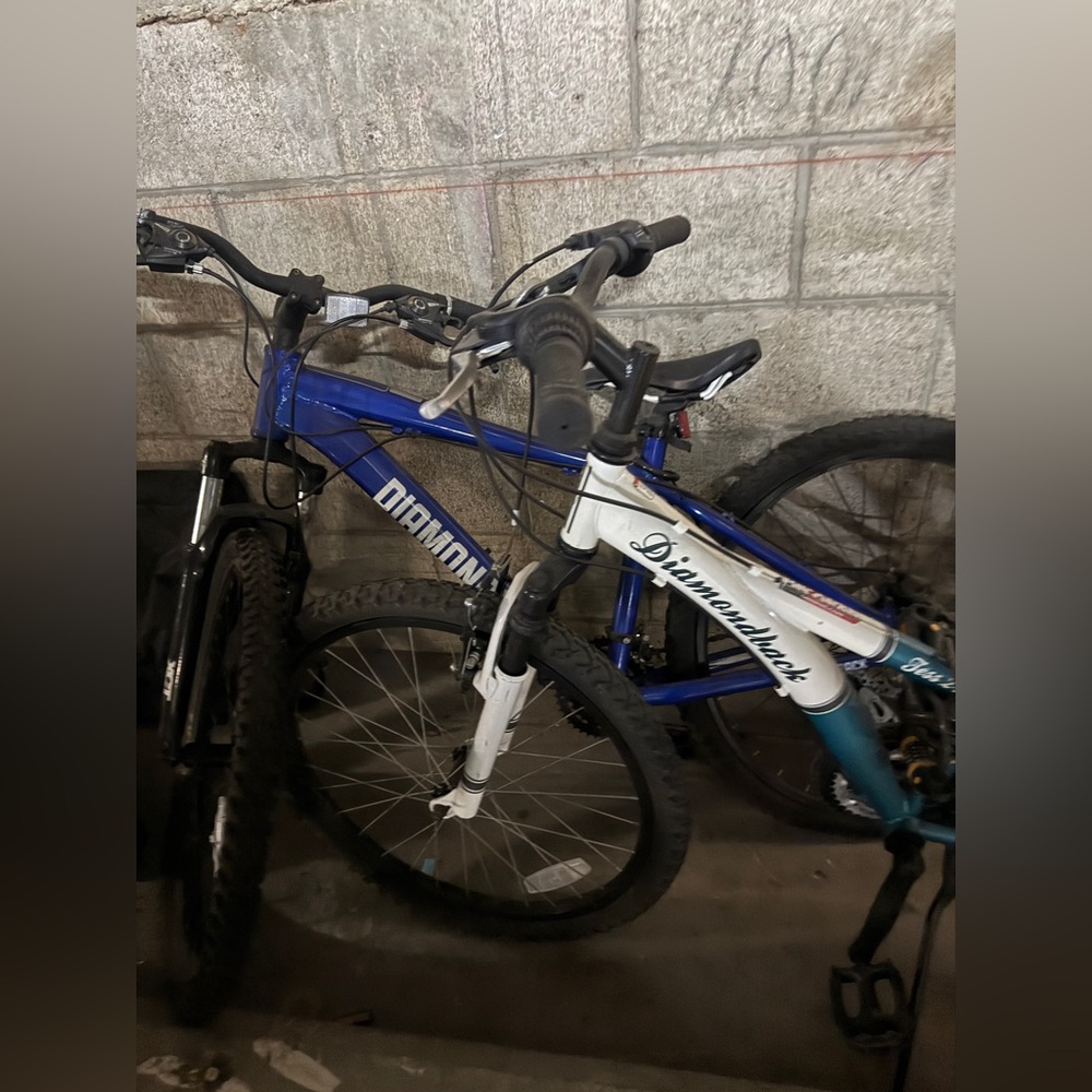 Diamondback Blue and White Mountain Bike